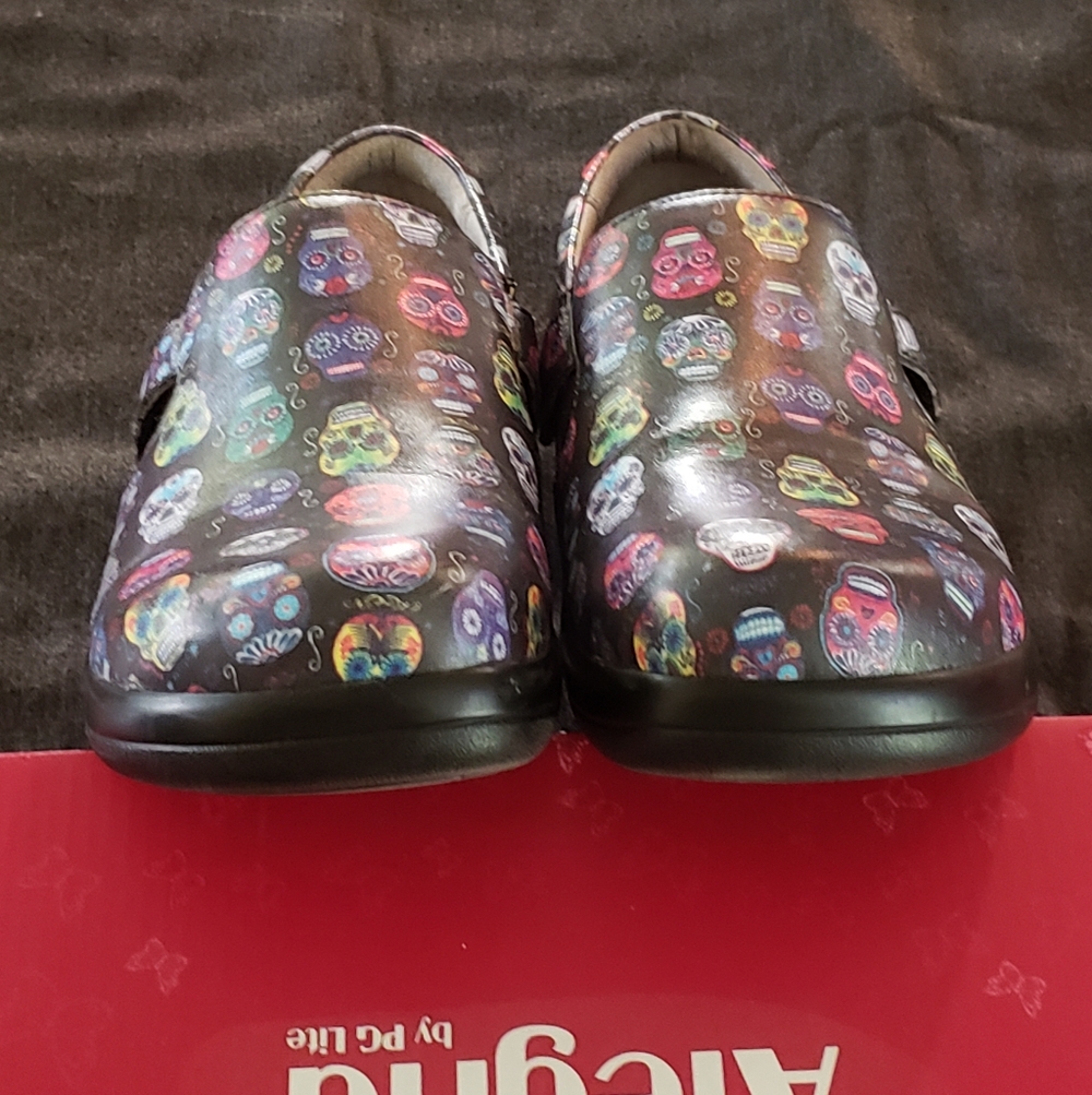 Alegria Keli PG Lite Professional Shoes W Sugar Skull Pattern